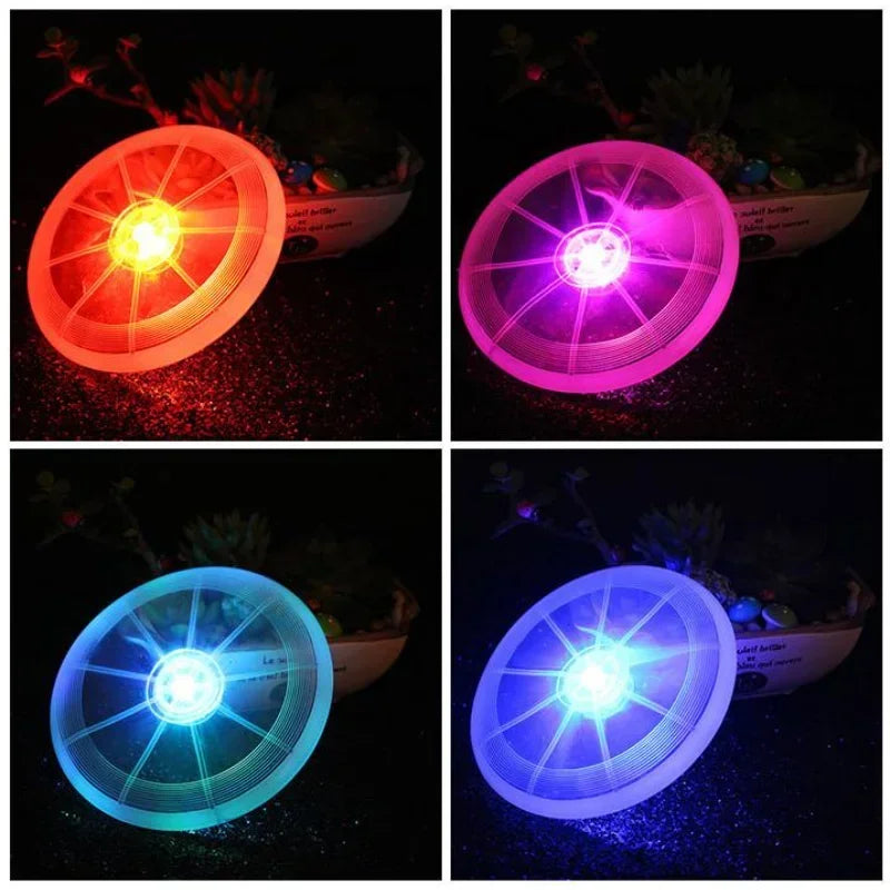 Hign-concerned LED Luminous Flying Disc Dog Toy For Training