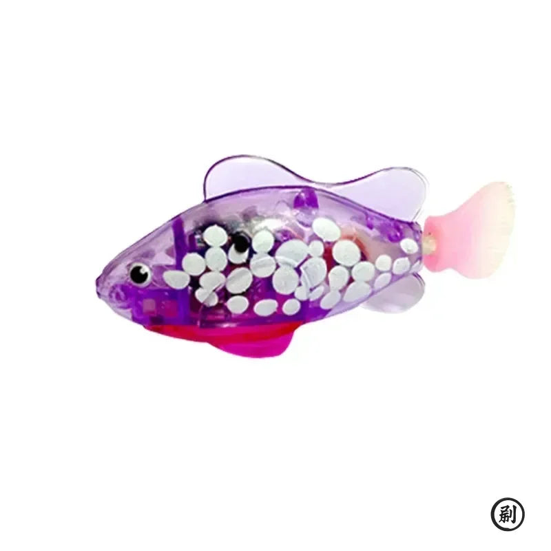 Cat Toy LED Inductive Interactive Swimming Robot Fish For Cats