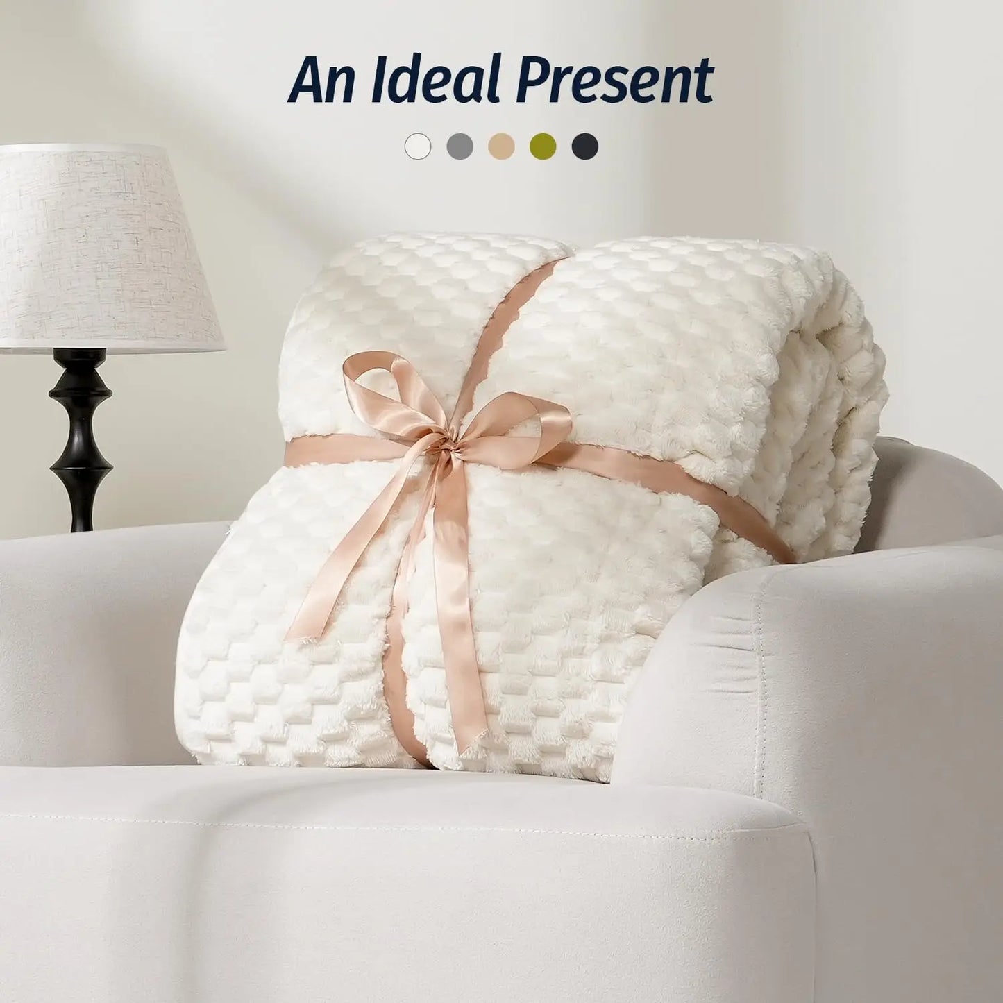 Craft of Weaving Fleece Weighted Blanket for Adults DualSided Sherpa