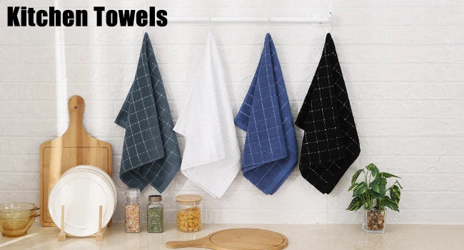 Olanly 100 Percent Cotton Kitchen Towel Super Soft Absorbent Cloth