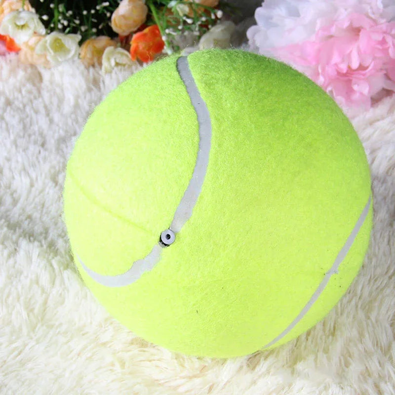 Shunmaii Inflatable Tennis Ball Dog Chew Toy Interactive