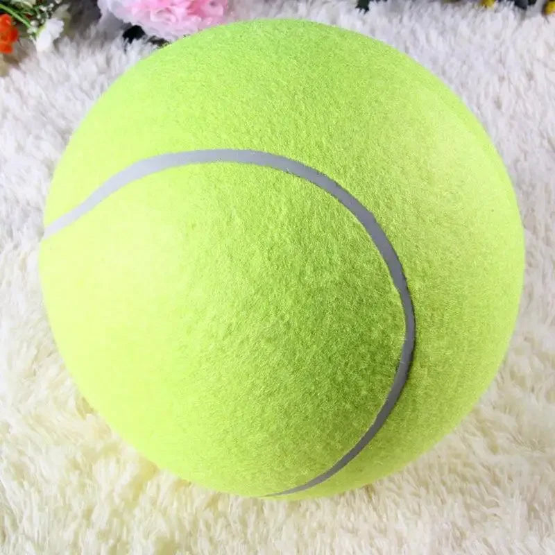 Shunmaii Inflatable Tennis Ball Dog Chew Toy Interactive