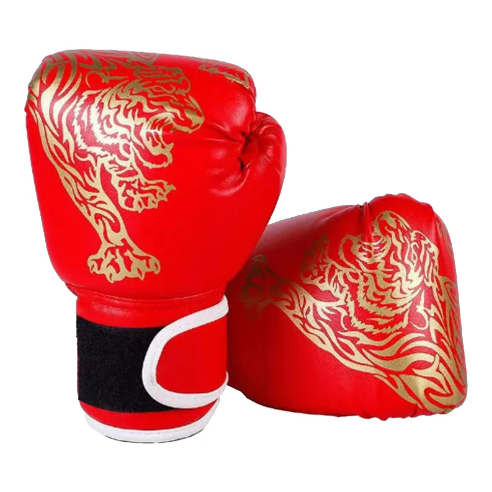 Boxing Gloves Breathable Sanda Boxing Gloves PU Leather Professional Boxing Gloves Punching Training Gloves for Training Sandbag
