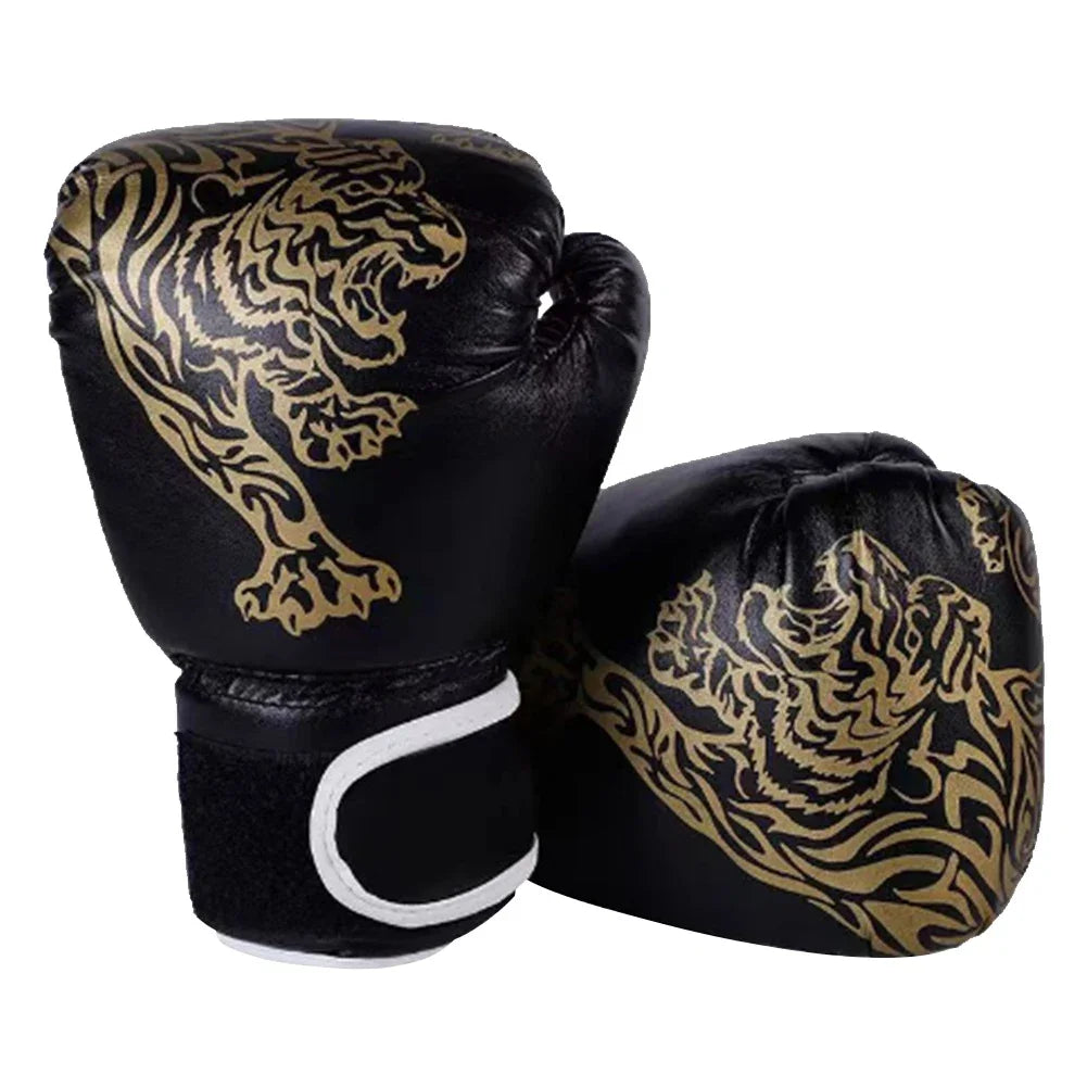 Boxing Gloves Breathable Sanda Boxing Gloves PU Leather Professional Boxing Gloves Punching Training Gloves for Training Sandbag