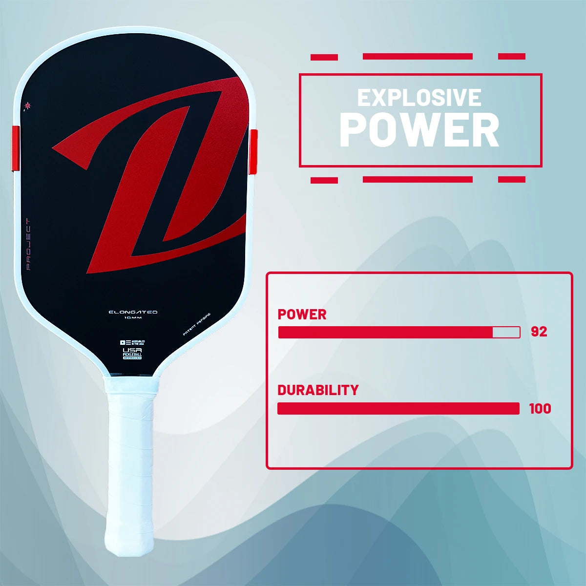 Azgairit Pickleball Paddle Foam Core Multi Strata Face Power Control