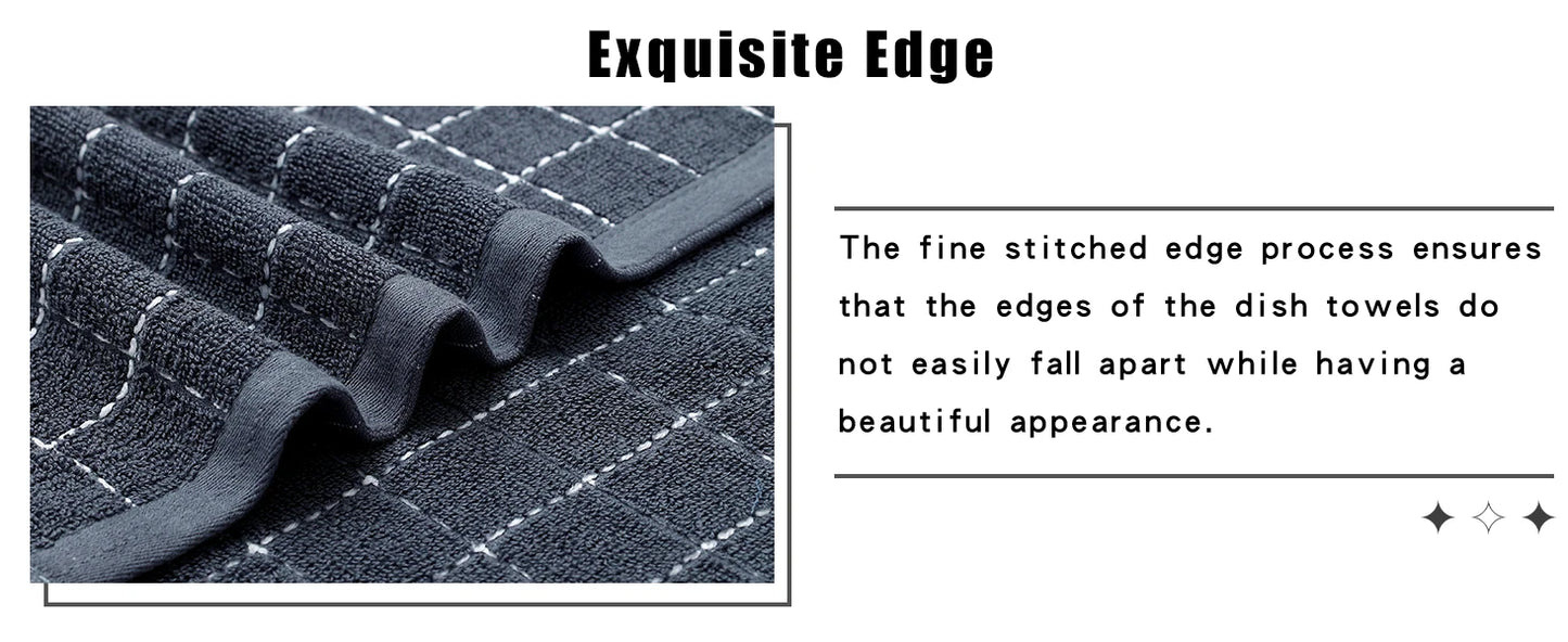 Olanly 100 Percent Cotton Kitchen Towel Super Soft Absorbent Cloth