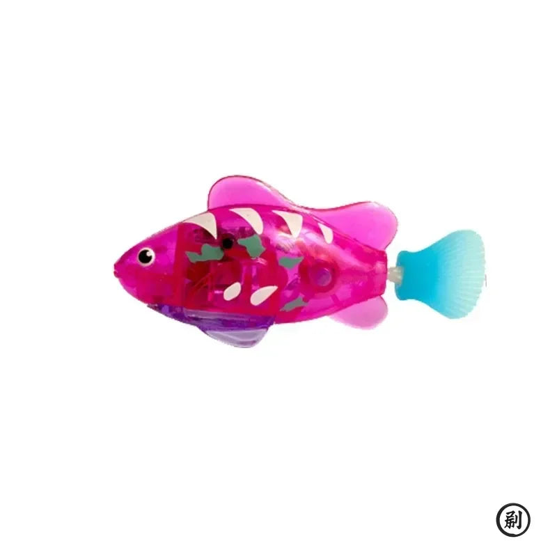 Cat Toy LED Inductive Interactive Swimming Robot Fish For Cats