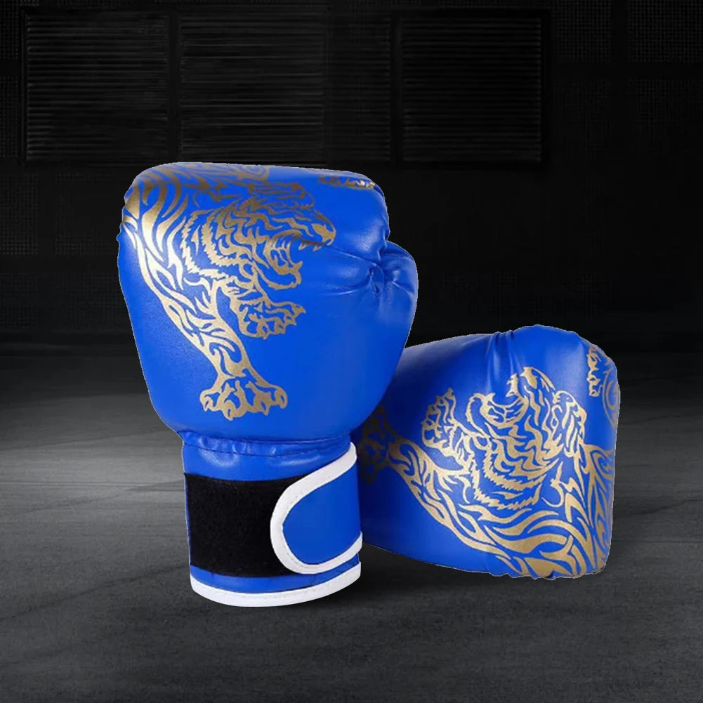 Boxing Gloves Breathable Sanda Boxing Gloves PU Leather Professional Boxing Gloves Punching Training Gloves for Training Sandbag