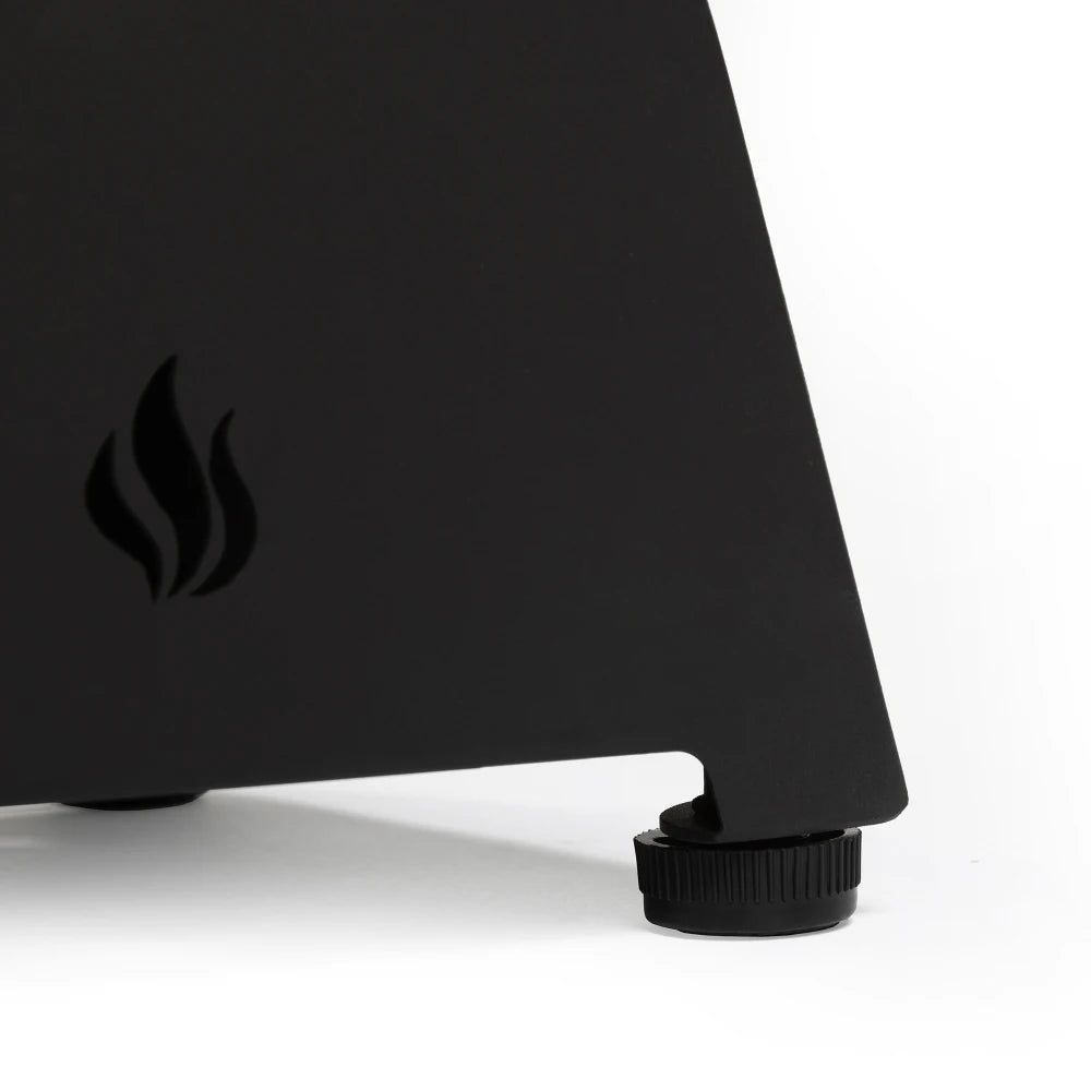 Hign-concerned Tabletop Propane Fire Pit With Quick Connect Wind Guard