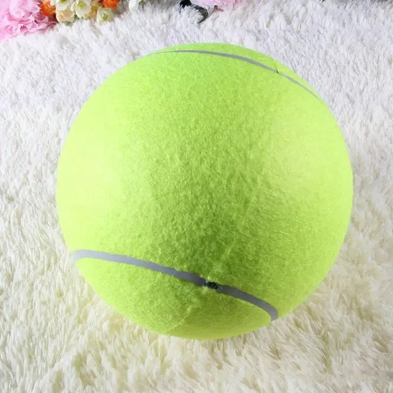 Shunmaii Inflatable Tennis Ball Dog Chew Toy Interactive
