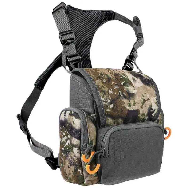 Binocular Harness Chest Pack With Rangefinder Pouch Rain Cover