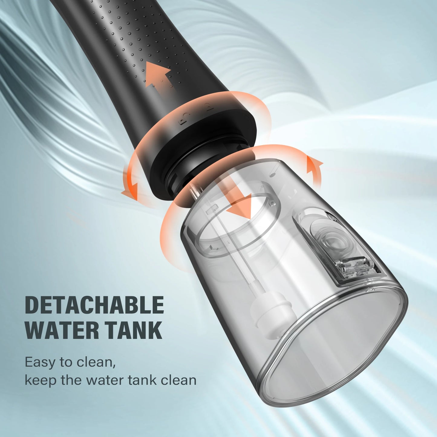 SEJOY Oral Irrigator USB Rechargeable Water Flosser Portable Dental Water Jet 280ML Water Tank Waterproof Teeth Cleaner For Oral