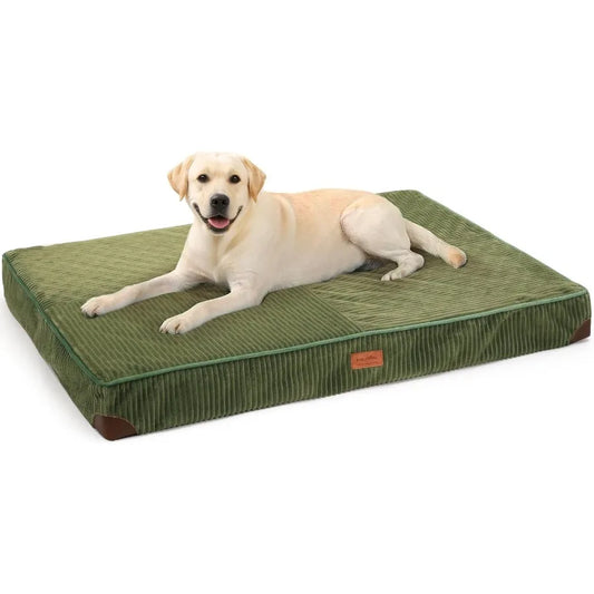 Hign-concerned Waterproof Dog Bed Egg Crate Foam And Washable Cover
